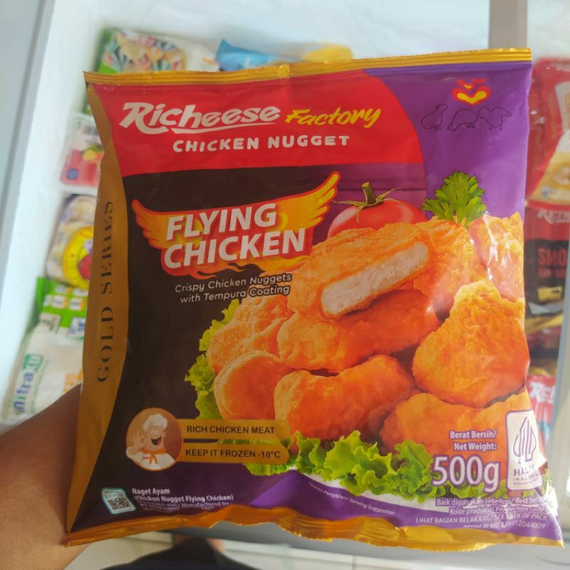 Jual naget ayam premium Richeese 500/Richeese naget sultan | Shopee ...