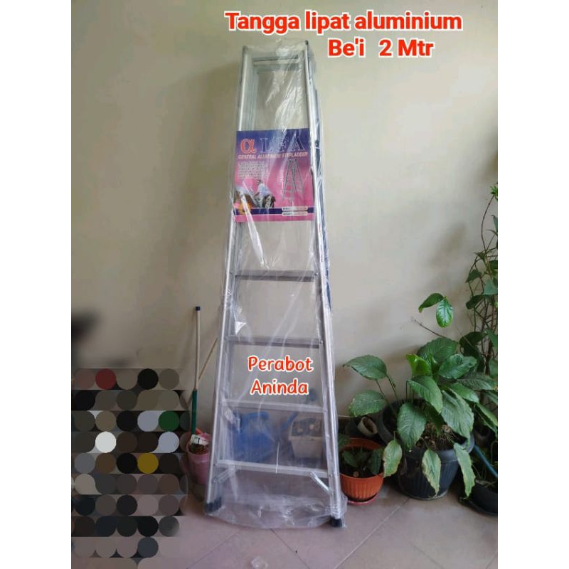Jual (KOTA SEMARANG & SEKITAR) TANGGA LIPAT ALUMUNIUM TANGGA BI BEI
