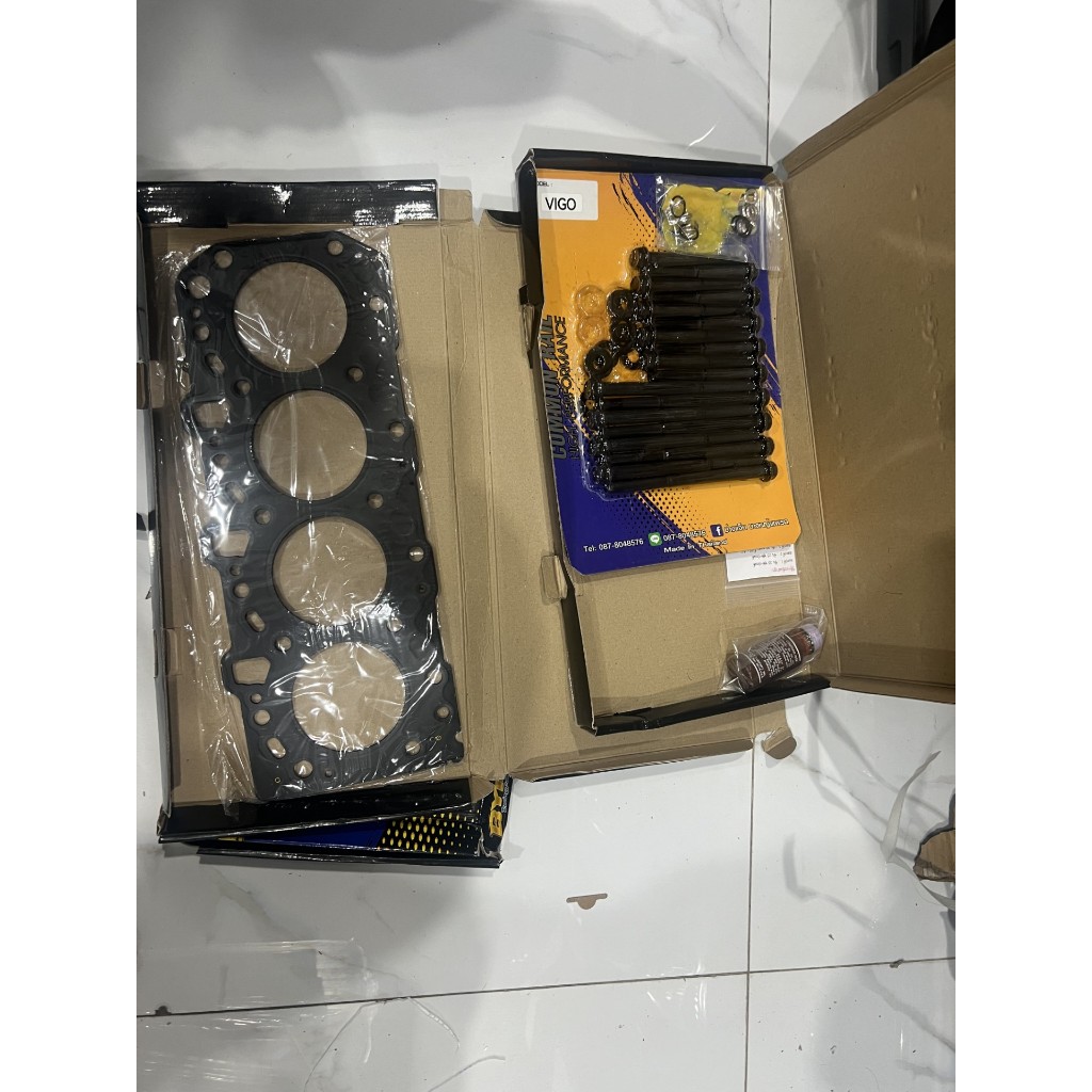 Jual PAKING DEKSEL Packing head gasket byp 2kd 1KD + studs | Shopee ...