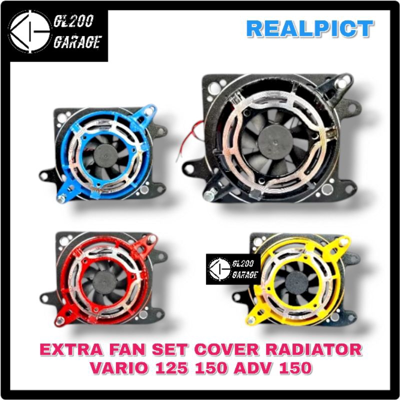 Jual COVER EXTRA FAN KIPAS SET COVER RADIATOR VARIO 125 150 DAN ADV 150 ...