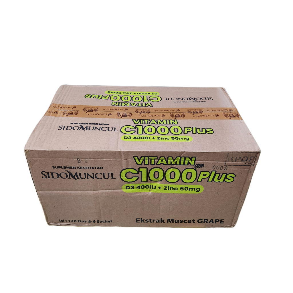Jual [GROSIR] Sidomuncul Vitamin C 1000 Dus 6 Sachets | Shopee Indonesia