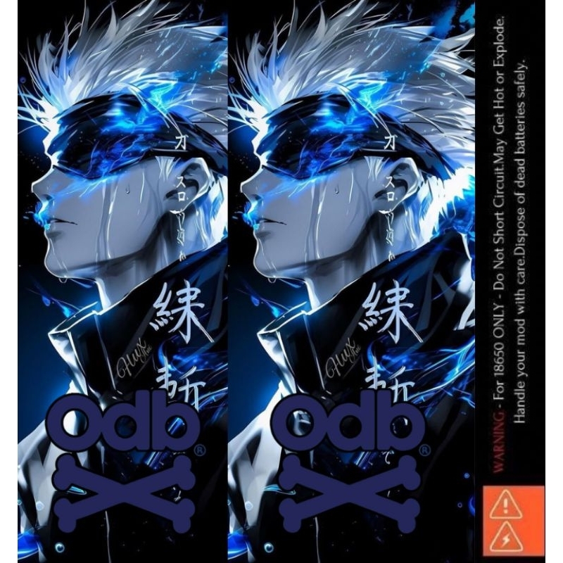 Jual DICO CUSTOM - Skin Wrap Baterai 18650 X Gojo Satoru Cool Wrap Full ...