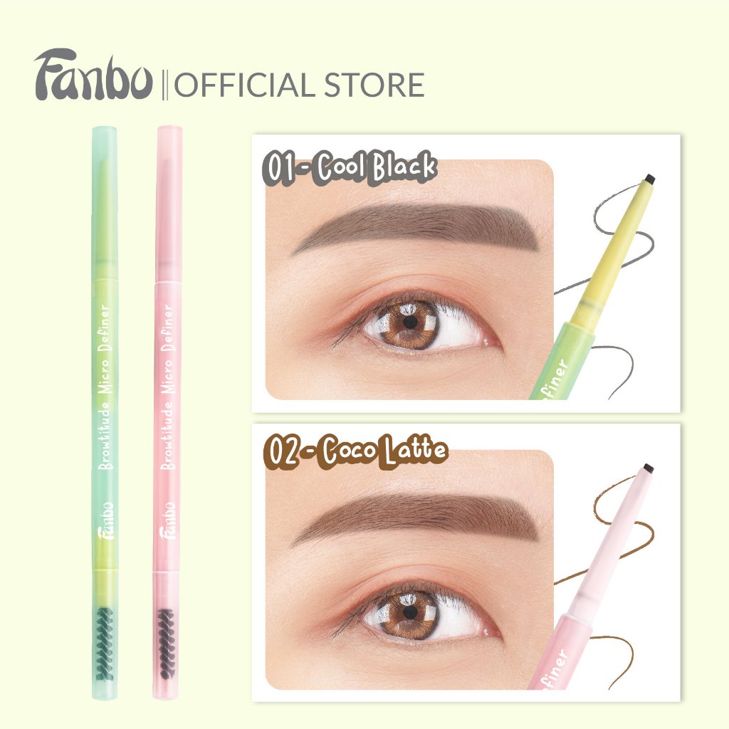 Jual Fanbo Browtitude Micro Definer Eyebrow Matic | Shopee Indonesia
