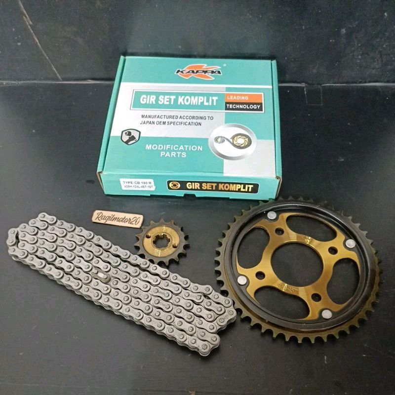 Jual GIR SET GEAR PAKET 15T45T VERZA 150 CB150R CBR150R LAMA NEW MEGA