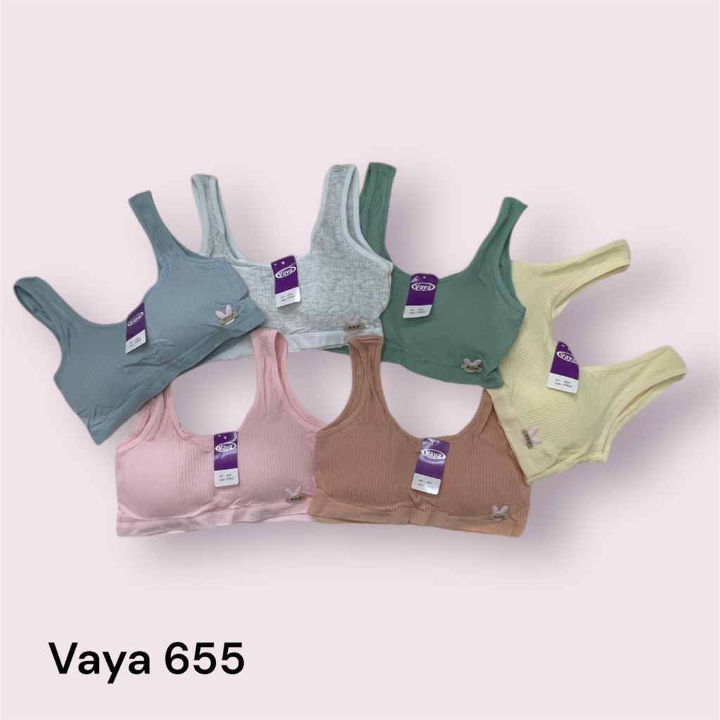 Jual 3pcs | Miniset Busa Perempuan SD SMP SMA Tali Besar Katun Karet ...