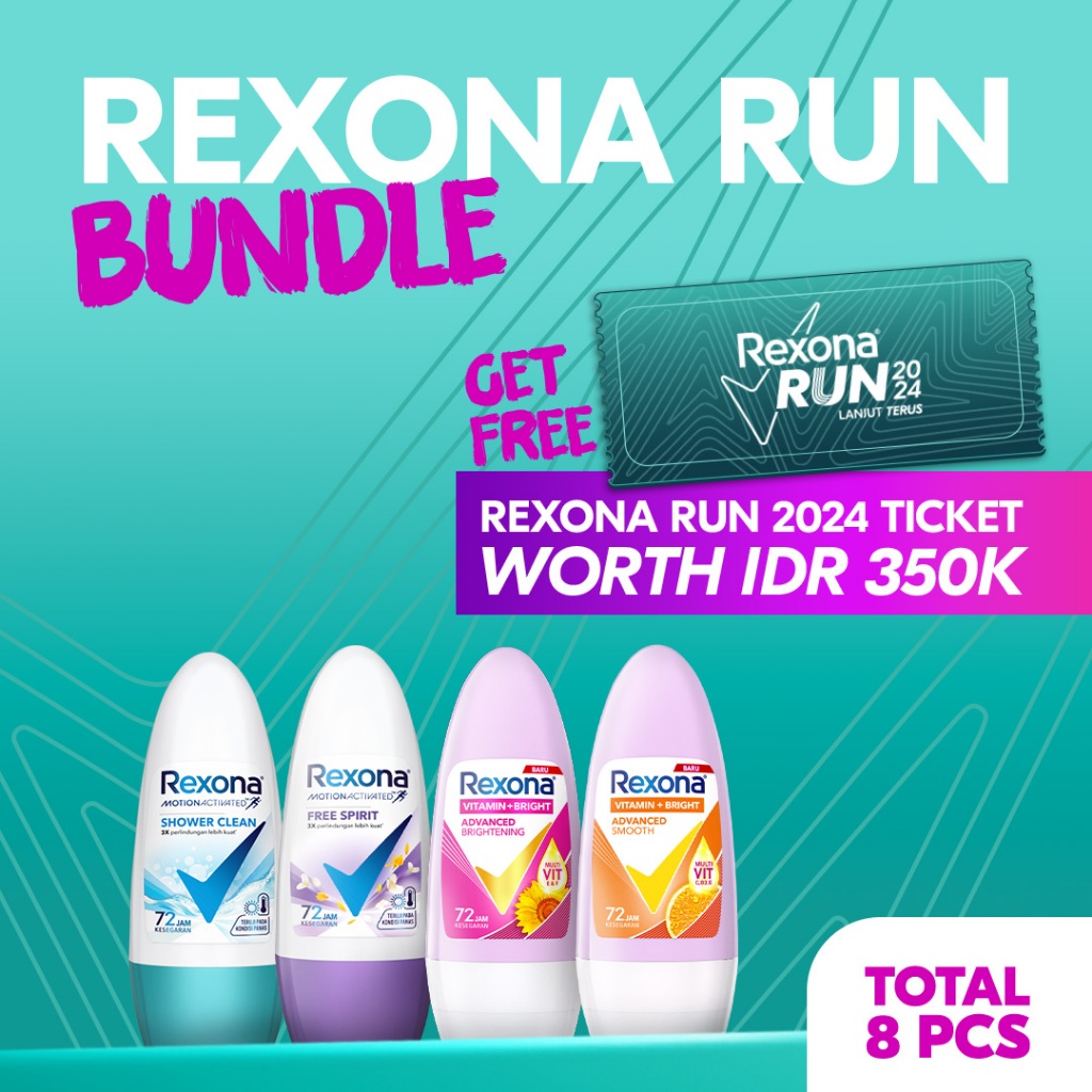 Jual Buy Rexona Women Bundle FREE Rexona Run Ticket Worth 350k (2 ...