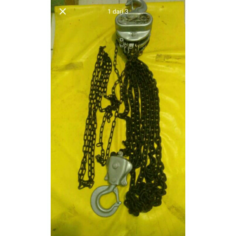Jual CHAIN BLOCK SHUANG GE 3 TON RANTAI 7 METER | Shopee Indonesia