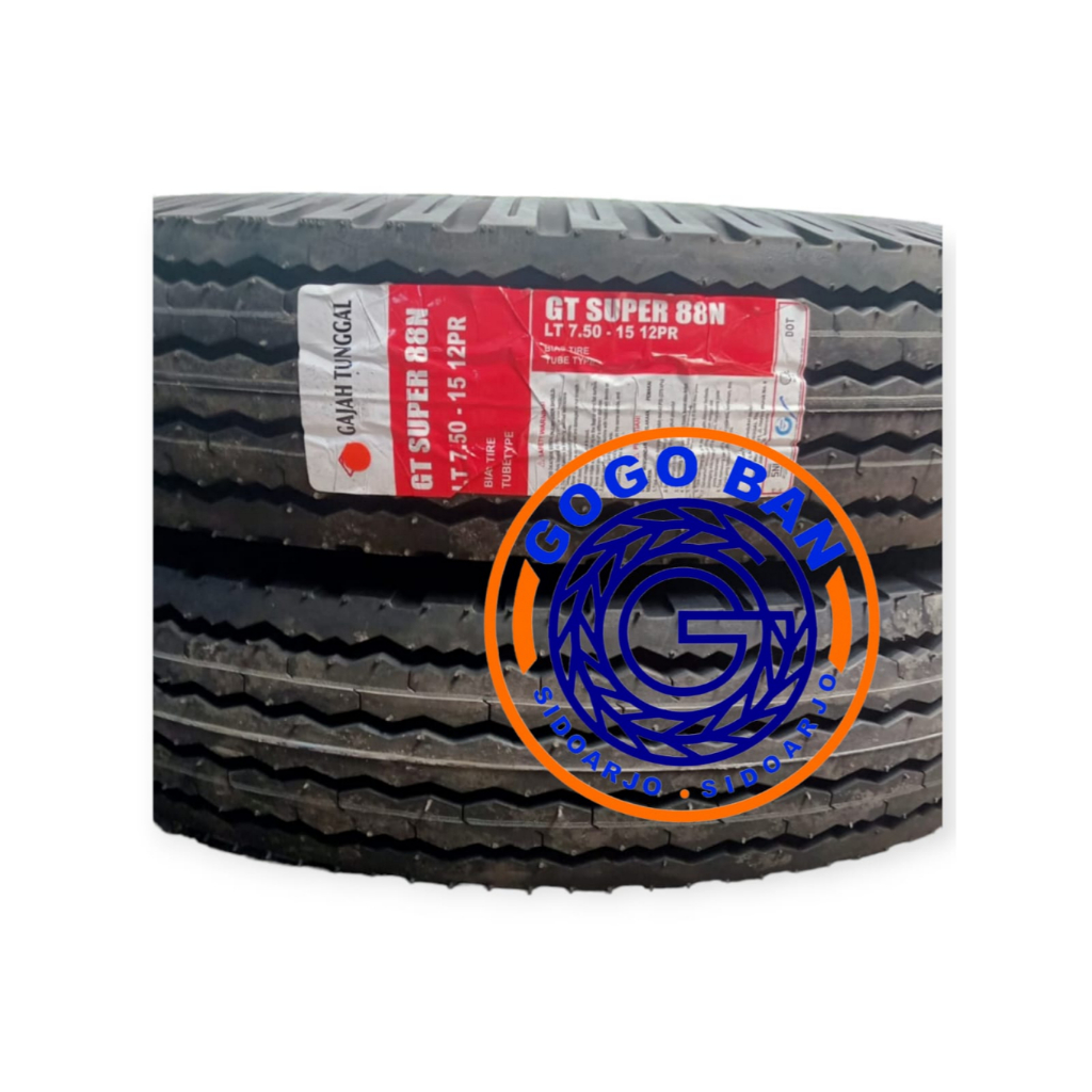 Jual Ban Luar Truk Gajah Tunggal 750 R15 15 12PR Nylon GT Super 88N ...