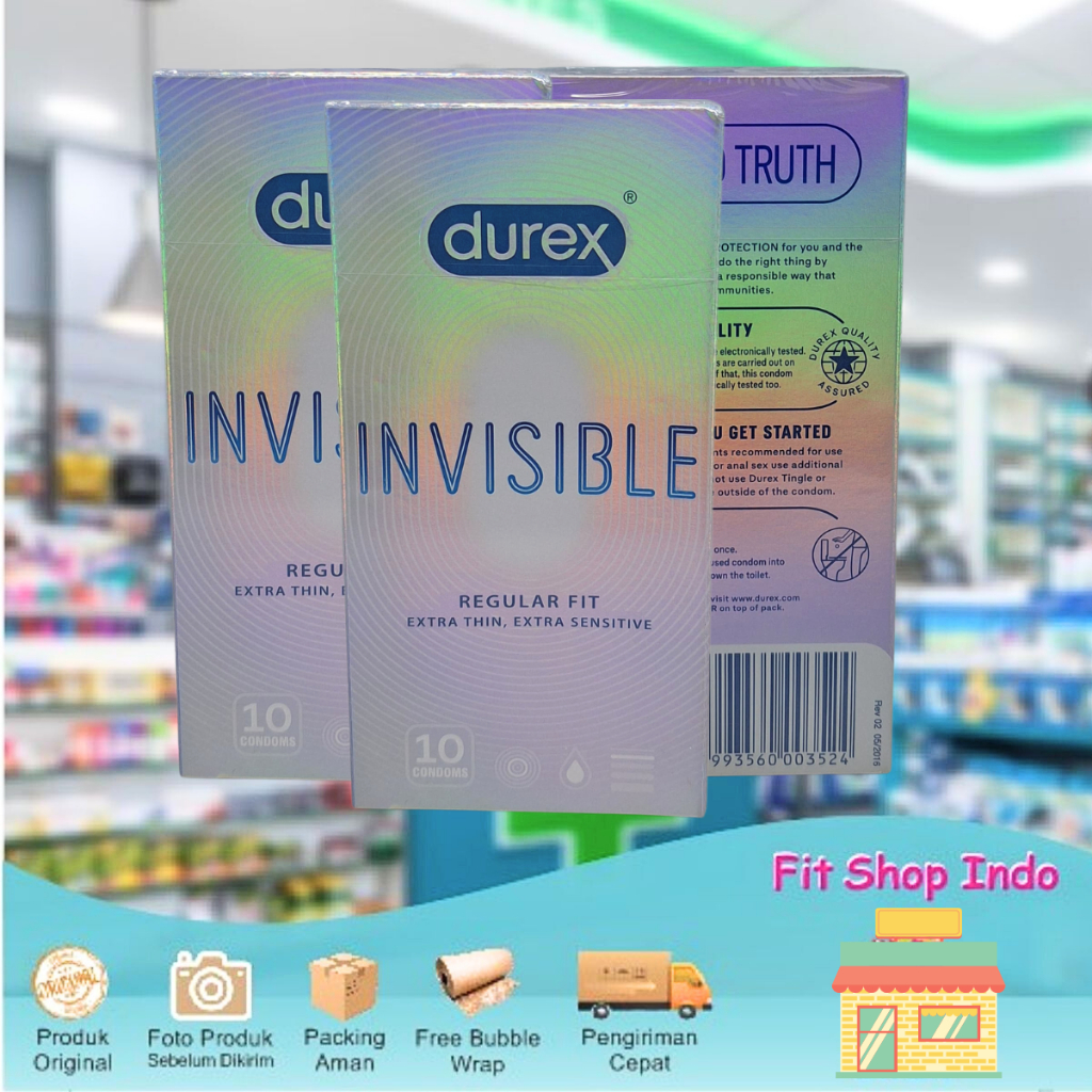 Jual Durex Invisible isi 10 | Shopee Indonesia