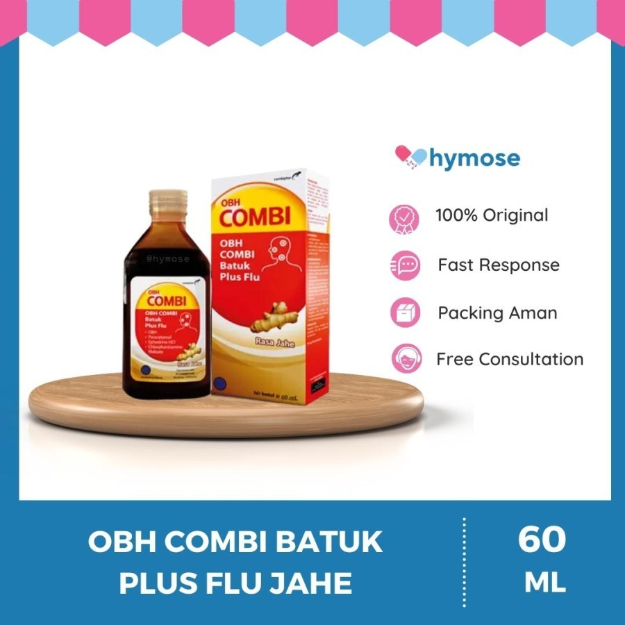 Jual OBH COMBI PLUS BATUK FLU JAHE SIRUP 60 ML | Shopee Indonesia