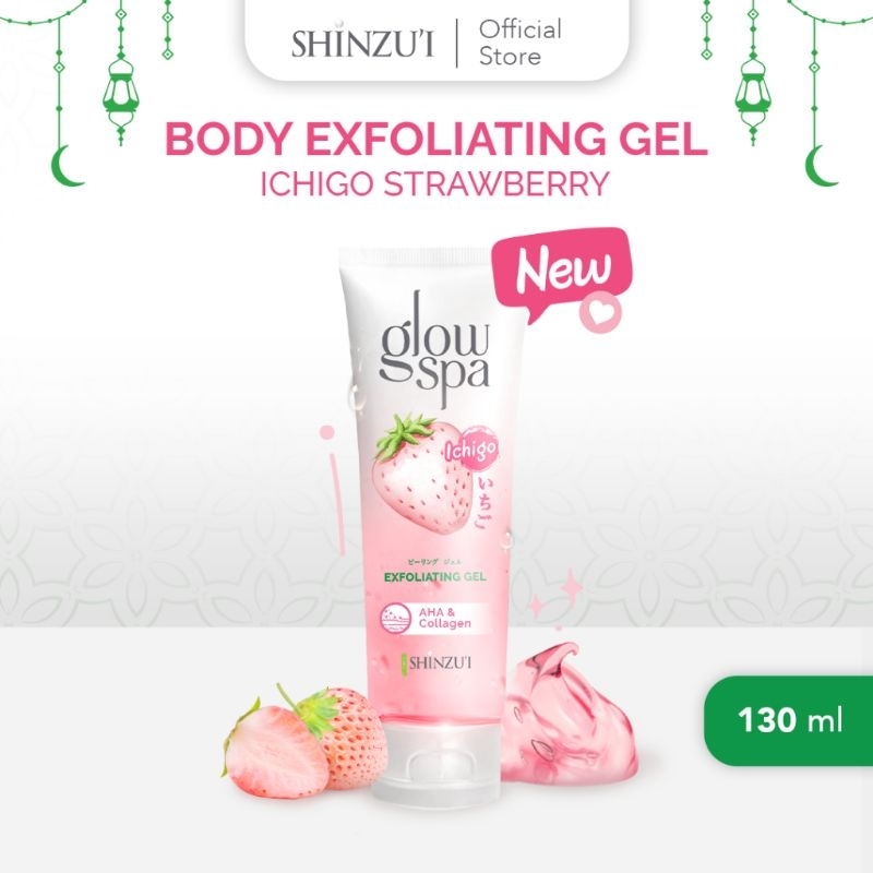 Jual SHINZUI Glow Spa Exfoliating Gel + Aha Collagen 130ml / Shinzui
