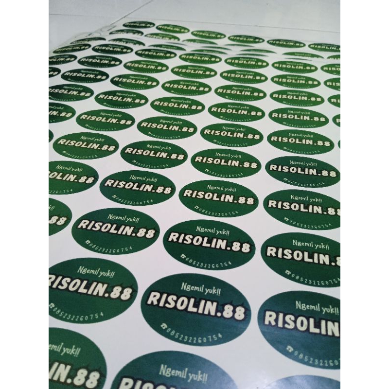 Jual stiker label produk murah langsung jadi | Shopee Indonesia