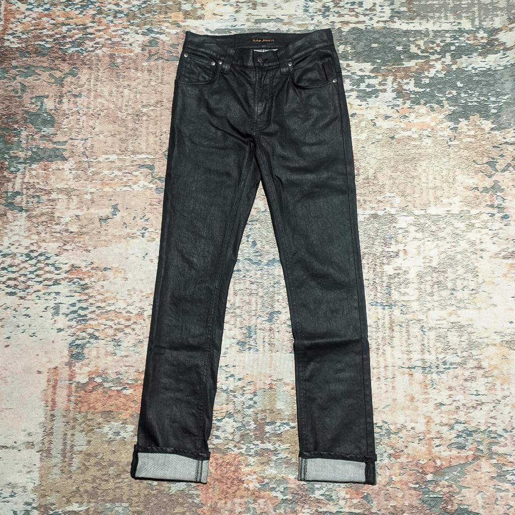 Jual Celana NUDIE JEANS Thin Finn Dry Black Coated Original 31 seperti Baru Shopee Indonesia