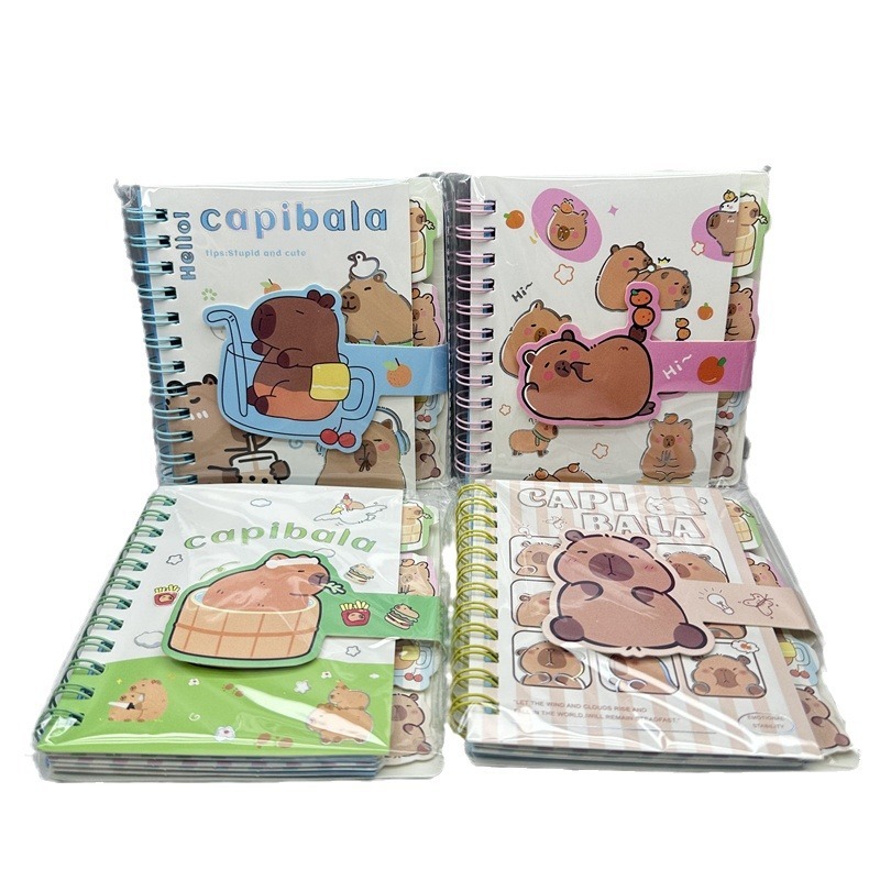 Jual BUKU BINDER CAPYBARA | MINI POCKET BOOK MINI NOTES BINDER CAPYBARA ...