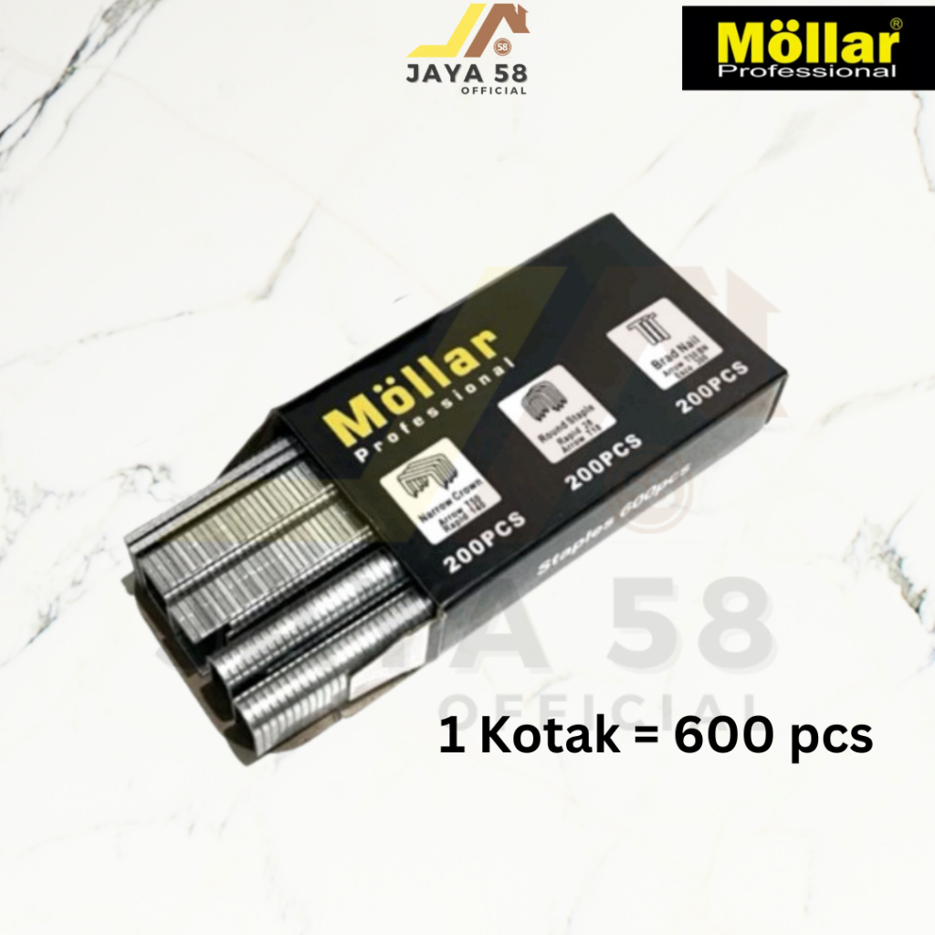 Jual Isi Staples Gun 3 in 1 MOLLAR isi 600 pcs / Refill Stapler Steples ...
