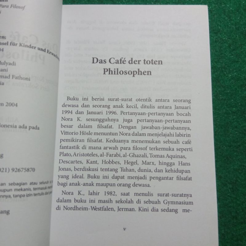 Jual Das Cafe Der Toten Philosophen: Minum Kopi bersama Arwah Para ...