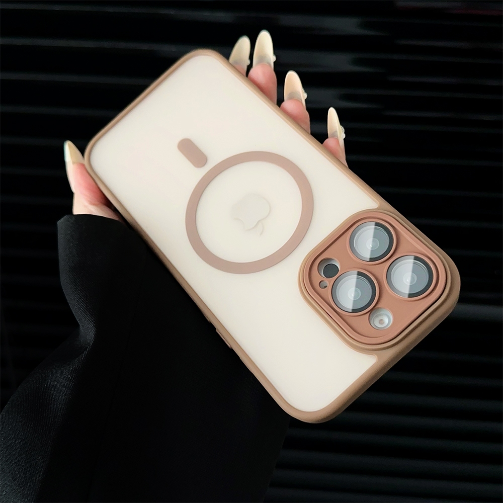 Magsafe case iPhone 11 12 13 14 15 16 Pro max plus with Lens protector  premium shockproof hard casing iphone 11 12 13 14 15 16 Promax back cover