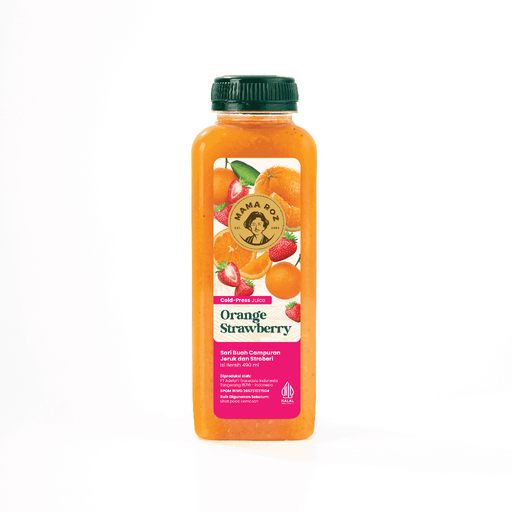 Jual Mama Roz - Orange Strawberry (250 ml) | Shopee Indonesia