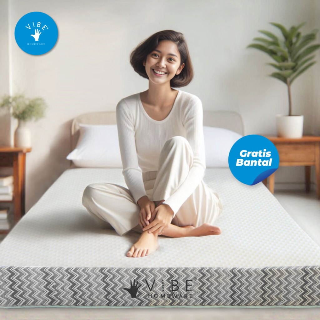 Jual KASUR BUSA VIBE GIBON SLIM MEDIUM TO FIRM HARD MATTRESS KERAS ...