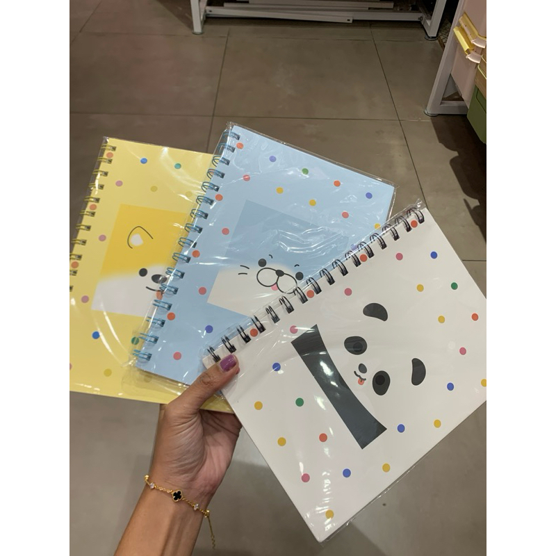 Jual Miniso Animal Faces Collection A5 Wire-bound Book (64 Sheets ...