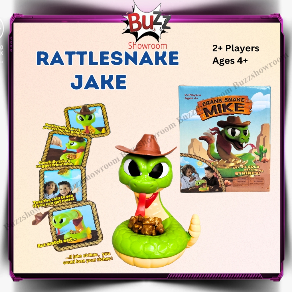 Jual Rattlesnake Jake Snake Mainan Anak Ular Prank Rattle Snake ...