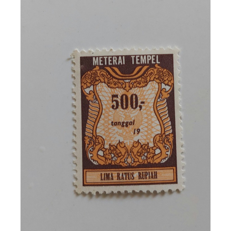 Jual Materai 500 Rupiah Tahun 1986 1987 1988 1989 1990 Perangko Matrai ...