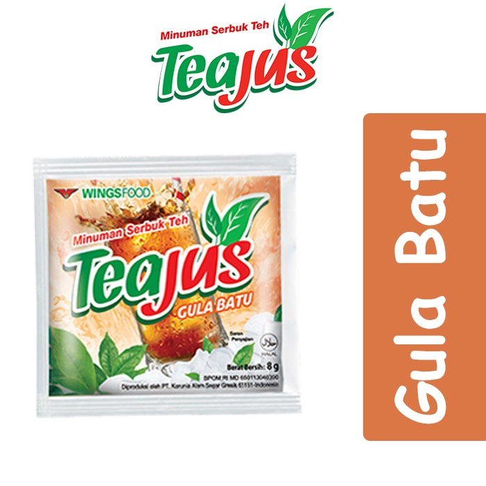 Jual 1 Pak Tea Juss Gula Batu 6 Renceng 10 Sachet | Shopee Indonesia