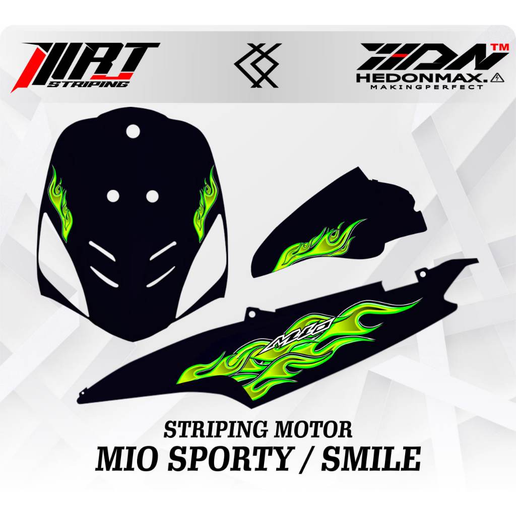 Jual Striping Mio Sporty - Stiker Mio Sporty/Smile Api Vol 4 (Sudah ...