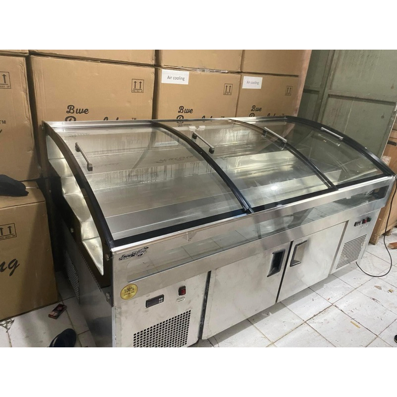 Jual Seafood Open Chiller Display + Freezer Cabinet | Shopee Indonesia