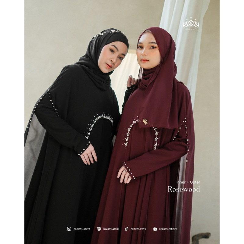Jual Luna Abaya Gamis Pesta Ori by Kazami Store | Shopee Indonesia