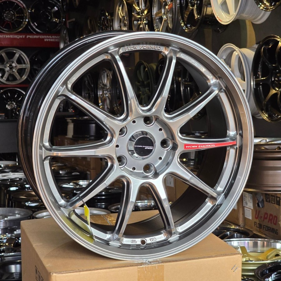 Jual velg racing 18 WORK ZR10 FLOW FORMING LEBAR 8 ET 40 velg ring 18 ...