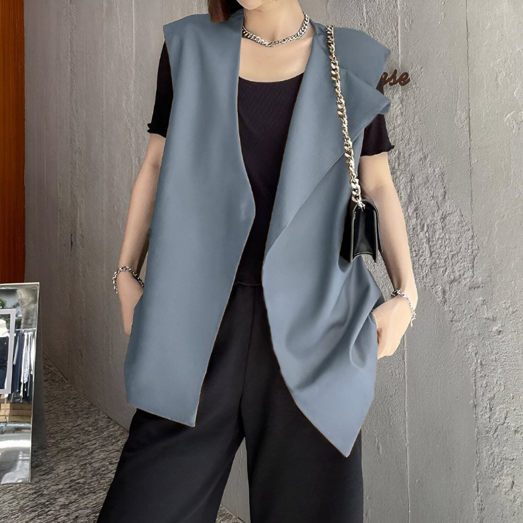 Jual Hanny Outer Rompi Vest Atasan Luaran Wanita Oversized Korean Style ...