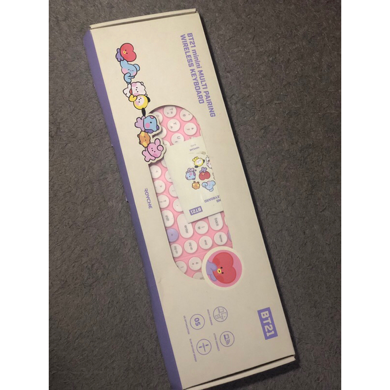 Jual BT21 TATA Minini Multi Pairing Wireless Keyboard | Shopee Indonesia
