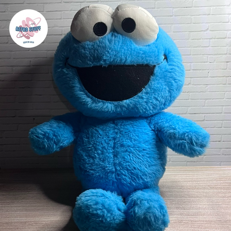 Jual Boneka Cookie Monster Sesame Street 35cm Lucu Shopee Indonesia