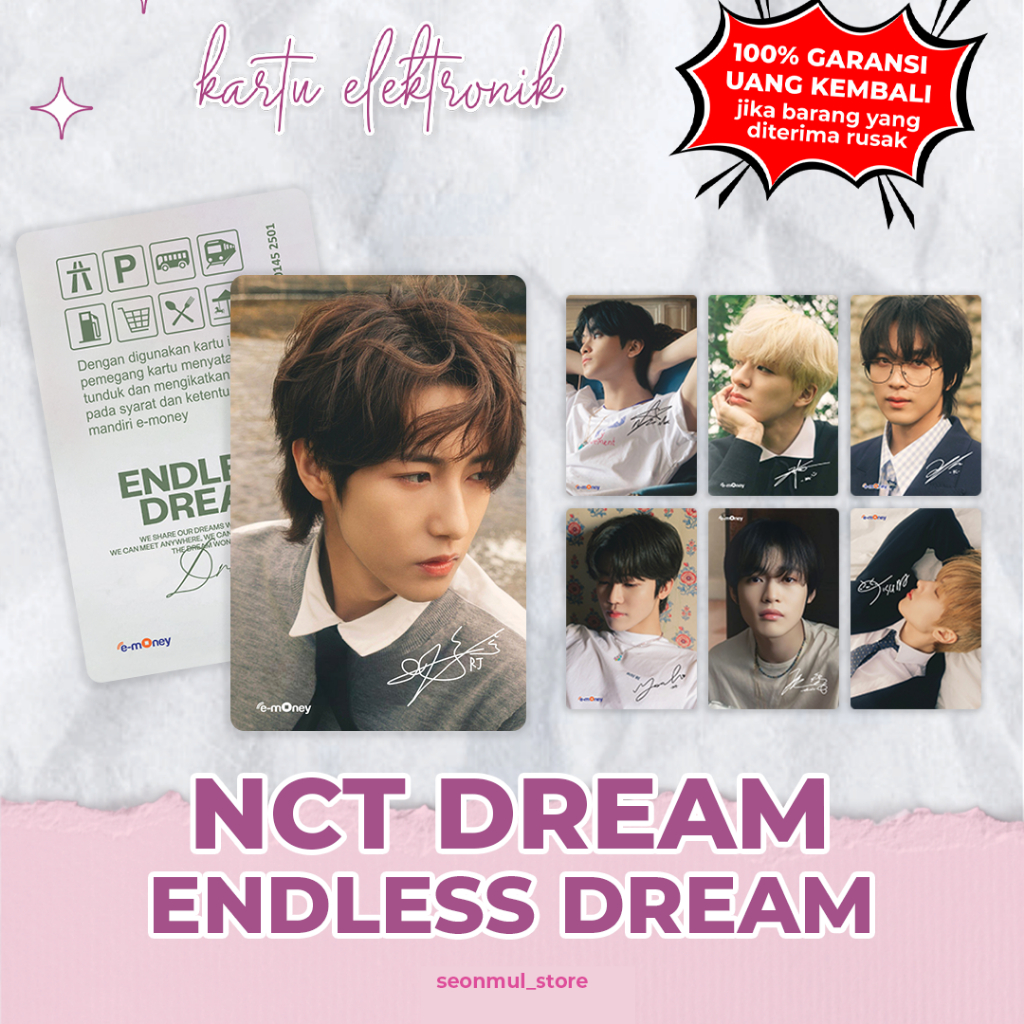 Jual EMONEY NCT DREAM ENDLESS DREAM / MERCHANDISE ENDLESS DREAM BRIZZI ...