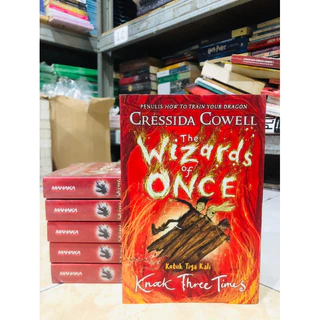 ( PROMO BUKU MURAH ORIGINAL ) BUKU NOVEL / REMAJA / FANTASI / HOROR / THE WIZARDS OF ONCE / KNOCK THREE TIMES / CRESSIDA COWELL