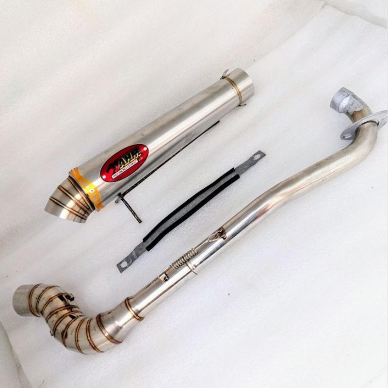 Jual AHM M3 open Spec pipe exhaust 51 mm for Wave 100 110 125 Xrm 100 ...