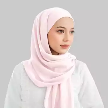 Kerudung Segitiga Inner Square 2 Layar Segiempat Pollycotoon