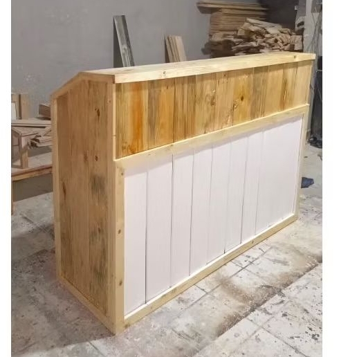 Jual meja bar cafe minimalis jati belanda | Shopee Indonesia