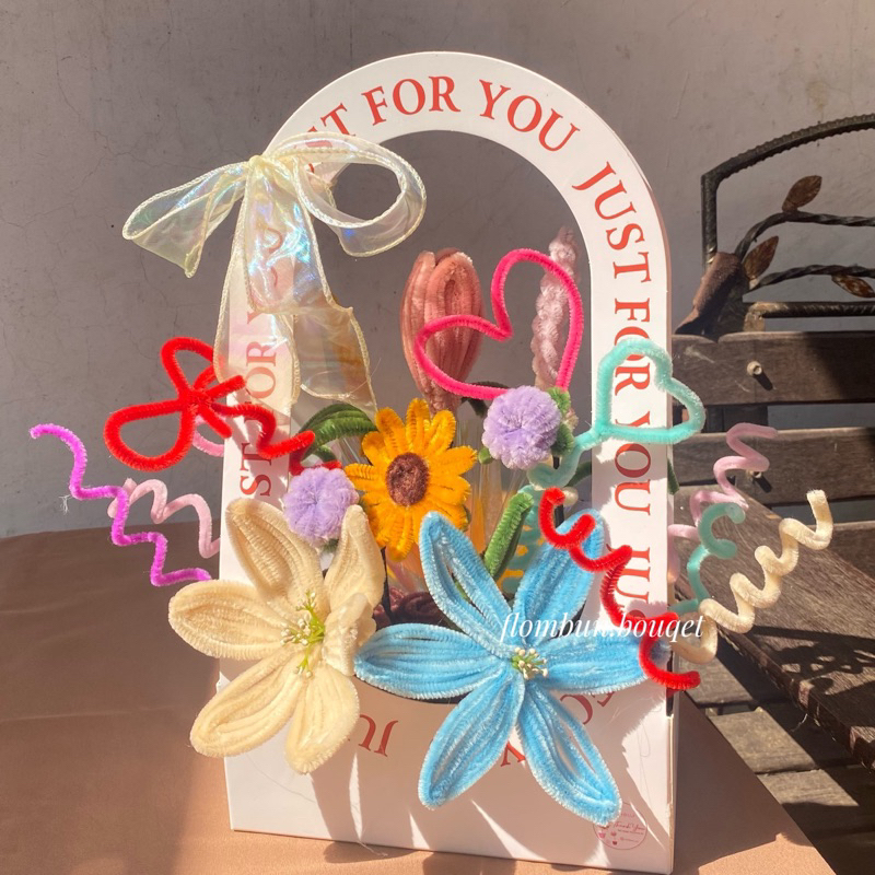 Jual flower box bouqet / bouqet flower/ buket bunga box / buket bunga ...