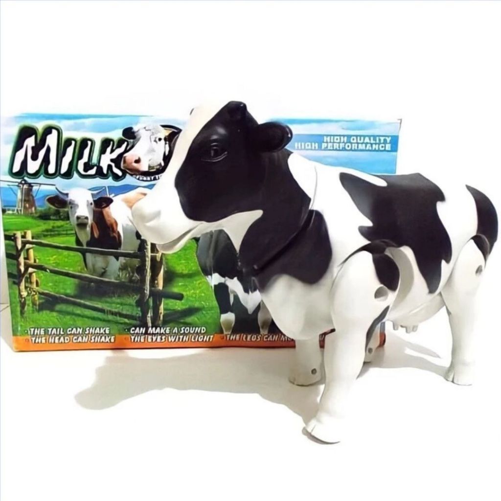 Jual PACIFIC Robot Sapi Hewan Berjalan + Lampu Milk Cow Robot | Shopee ...