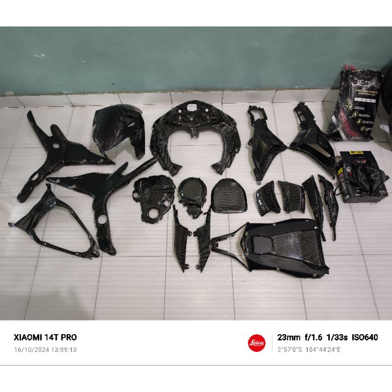 Jual part modif carbon by kabon zx25r | Shopee Indonesia