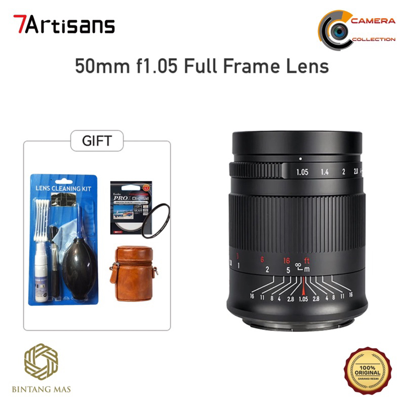 Jual 7Artisans 50mm f1.05 Full Frame Lens | Shopee Indonesia