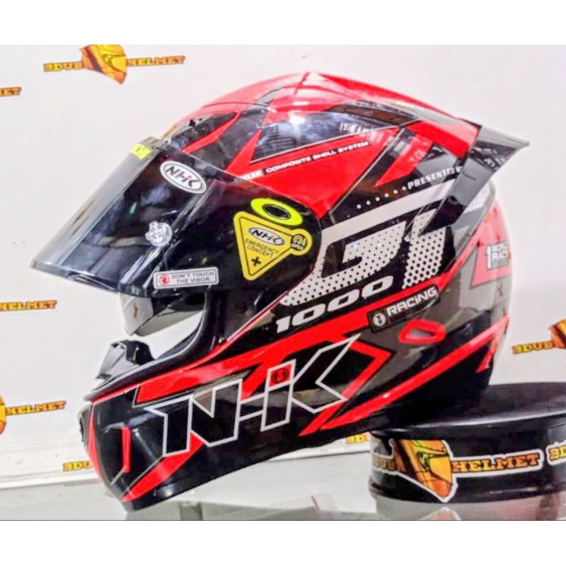 HOT Jual Helm Helm Nhk Full Face Merah Jual Helm Nhk Gp 1000