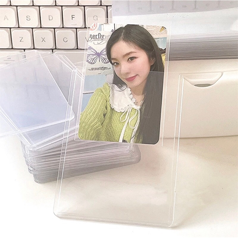 Jual Toploader Photocard Premium Peel Off Vertikal & Horizontal (Clear ...