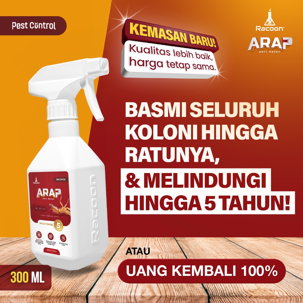 Jual Racoon Spray Anti Rayap Spray ARAP 300 ml / Racun Rayap Semprot ...