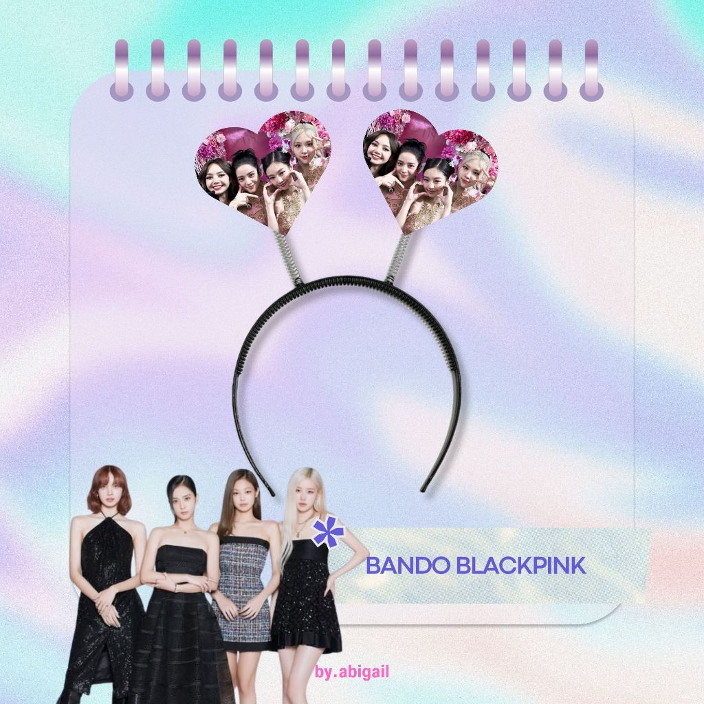 Jual Bando Tuing-Tuing Blackpink KPOP Custom | Shopee Indonesia