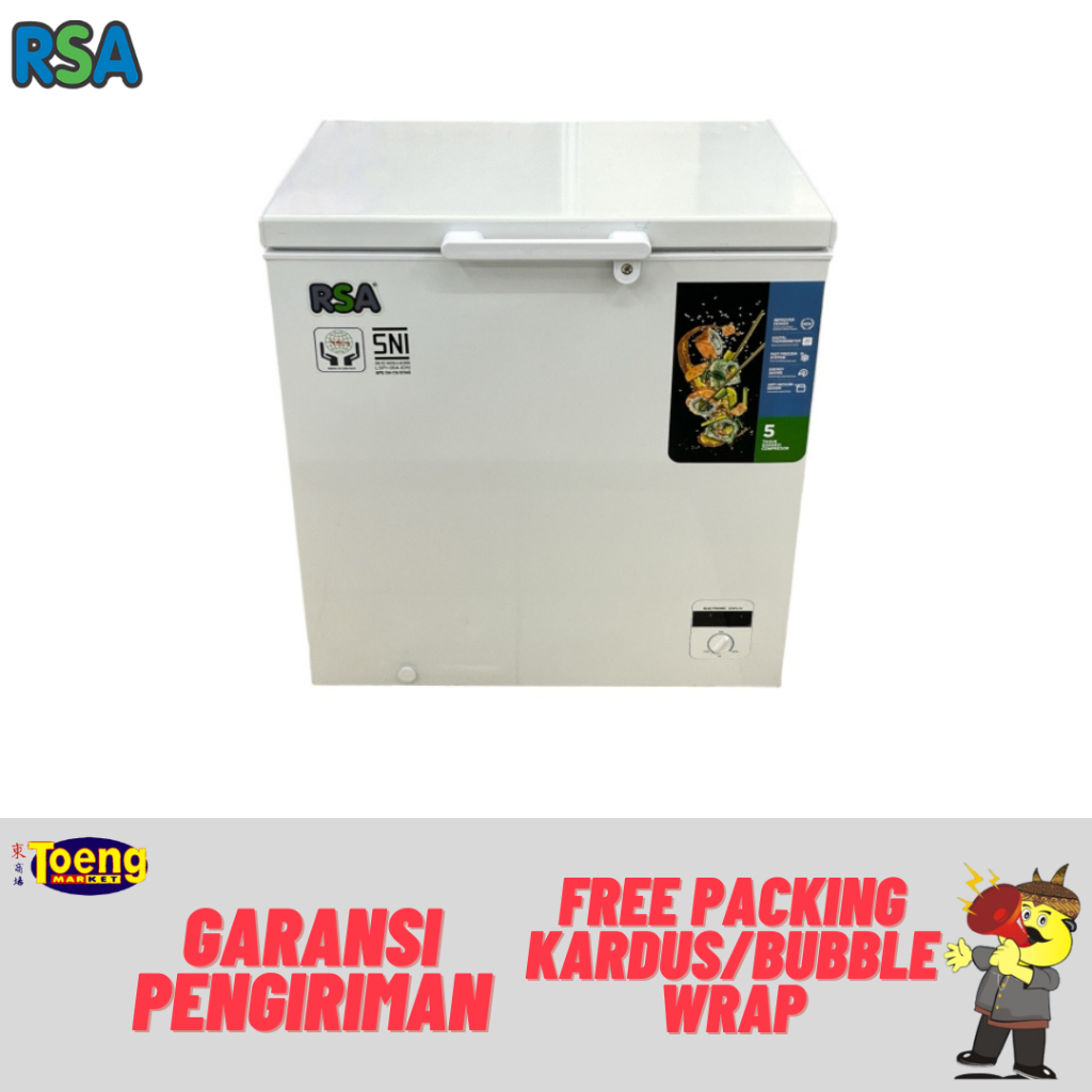 Jual FREEZER FROZEN FOOD / CHEST FREEZER CF-210 RSA | Shopee Indonesia
