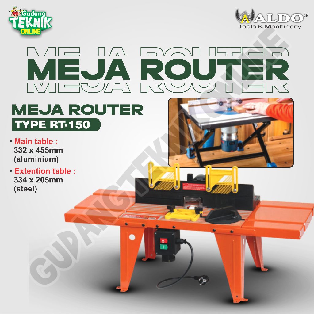 Jual Meja Router ALDO RT-150 / Meja Mesin Profil ALDO RT 150 Table ...