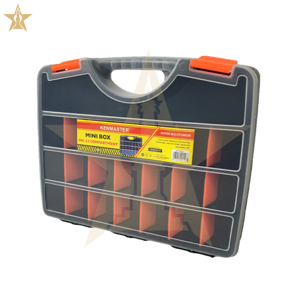 Jual Kenmaster Mini Box / 23 Compartments Mini Box / Rak Komponen Mini ...